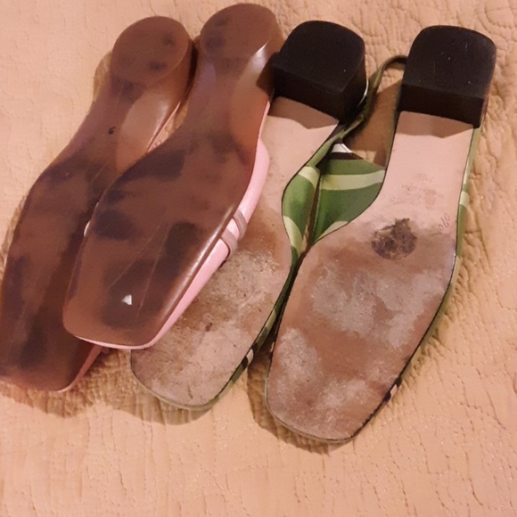 2 pairs of Kate Spade flats and mules both 7 1/2 - Picture 2 of 4
